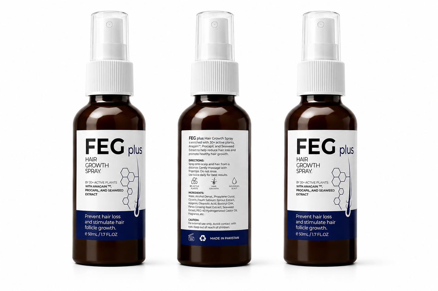 FEG Hair Growth Spray for Scalp & Hair Density