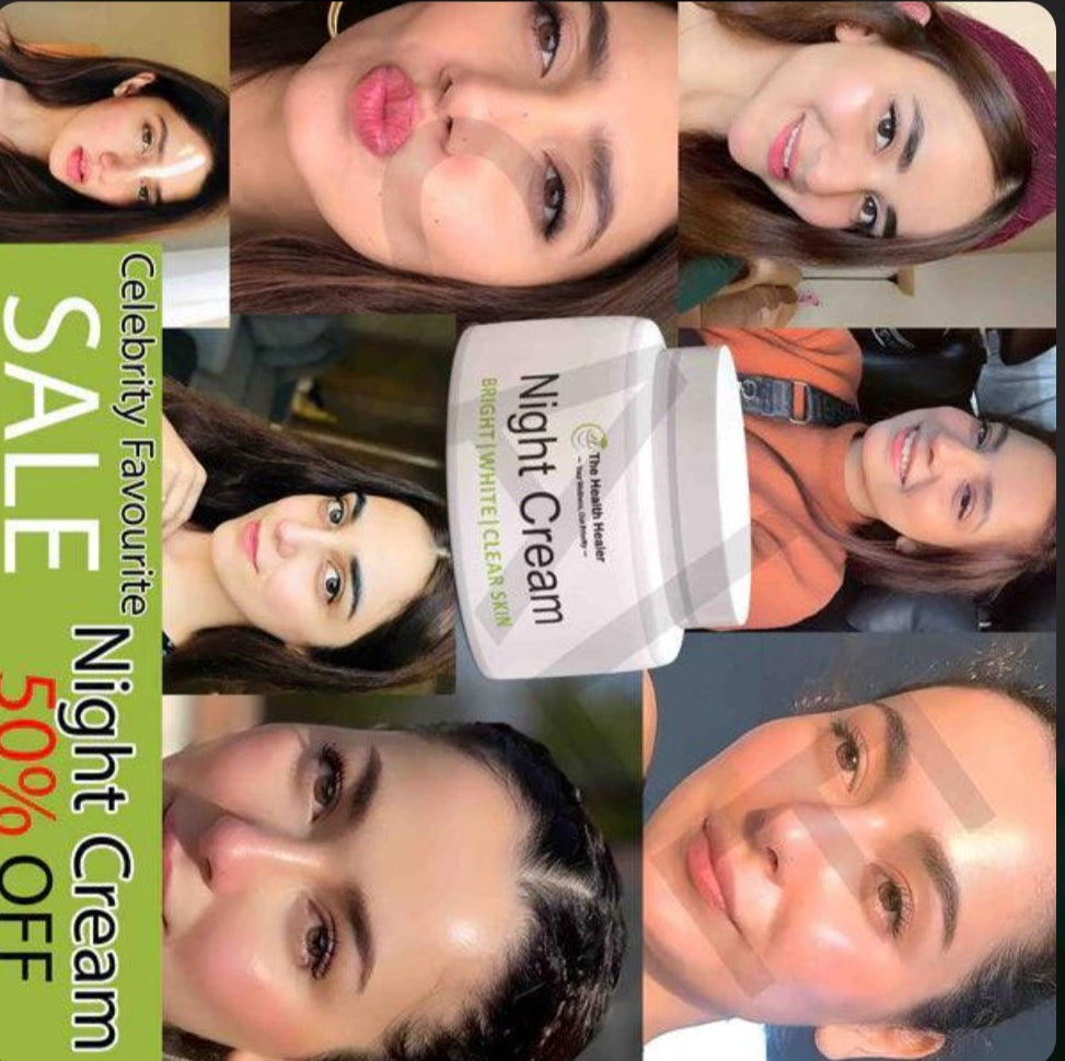 Night Cream Whitening Brightening All Skin Types