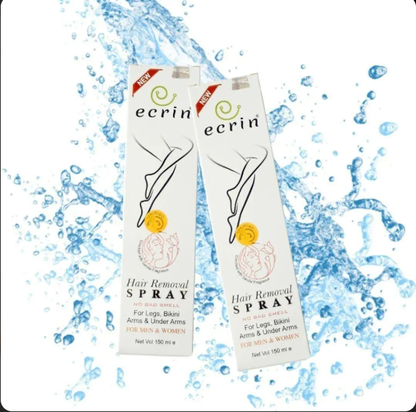 Ecrin Hair Removal Spray for Men Women Smooth No Bad Smell