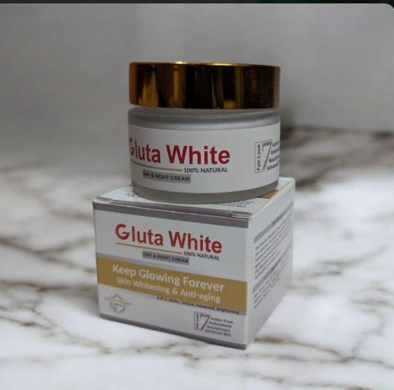 Gluta White Day & Night Cream 100% Natural Whitening Anti-Aging