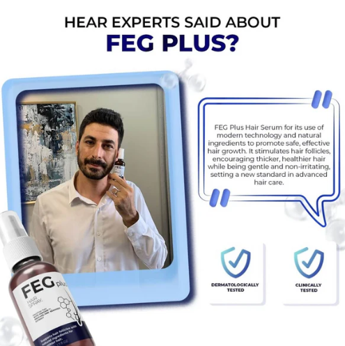 FEG Hair Growth Spray for Scalp & Hair Density